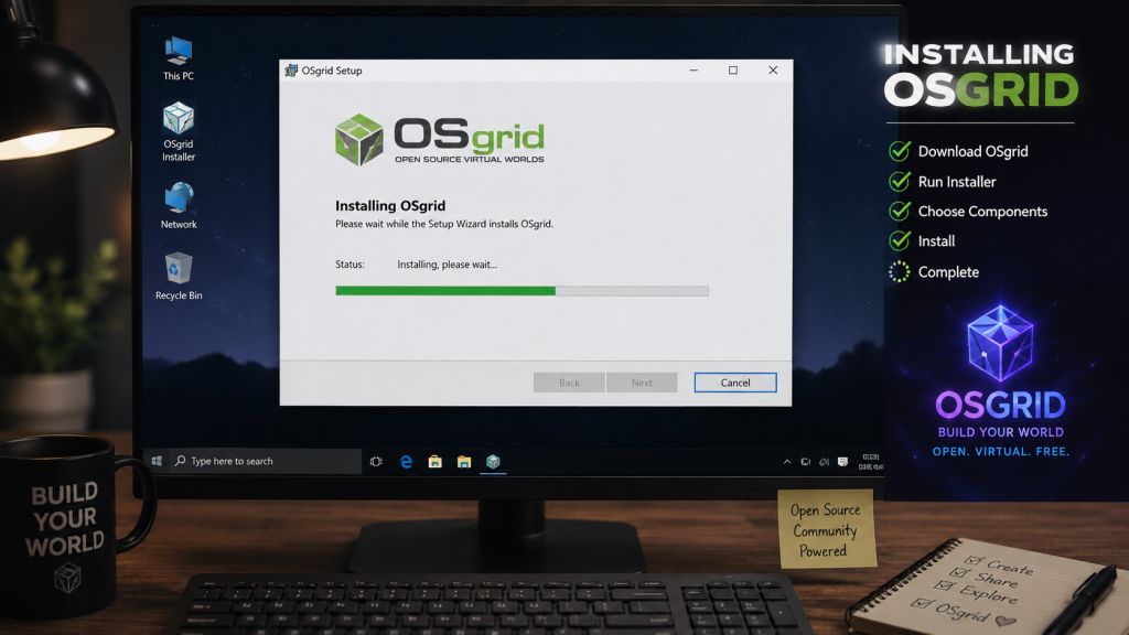 OSgrid Region Setup