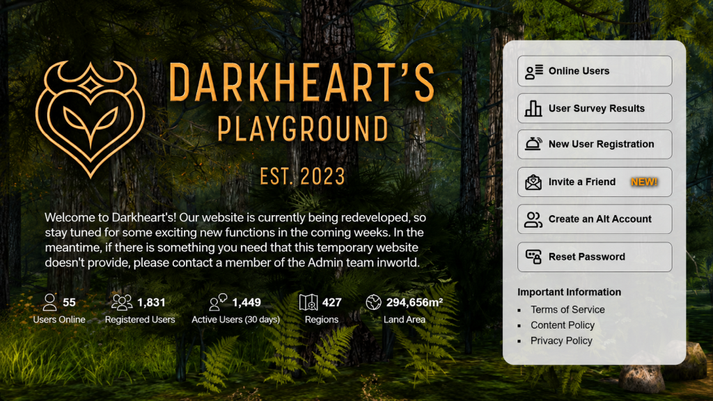 Darkhearts Playground Grid